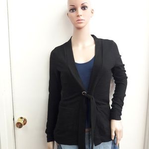 XOXO belted sweater